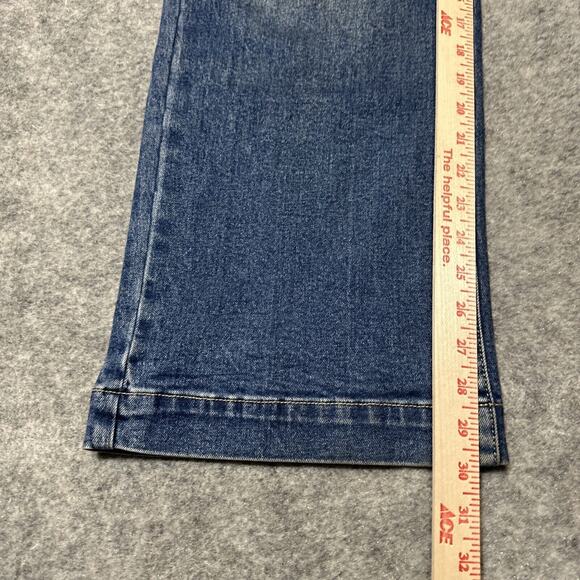 Nature Denim Women's Wide Leg Button Fly Jeans Size 26 Blue Medium Wash Denim - Picture 4 of 9